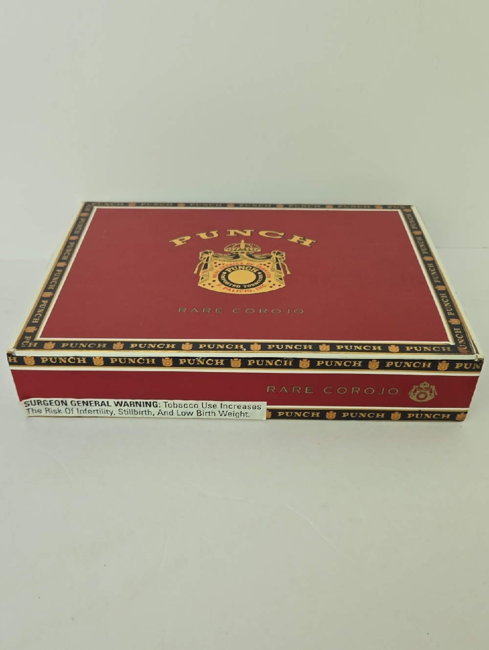 Vintage Punch Rare Corojo Red Empty Cigar Craft Box